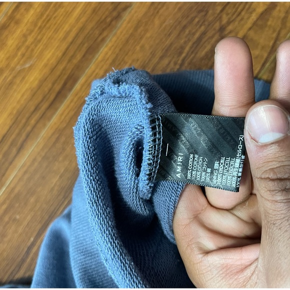 Mike Amiri 22 Distressed Hoodie&Shorts Set - Picture 9 of 11